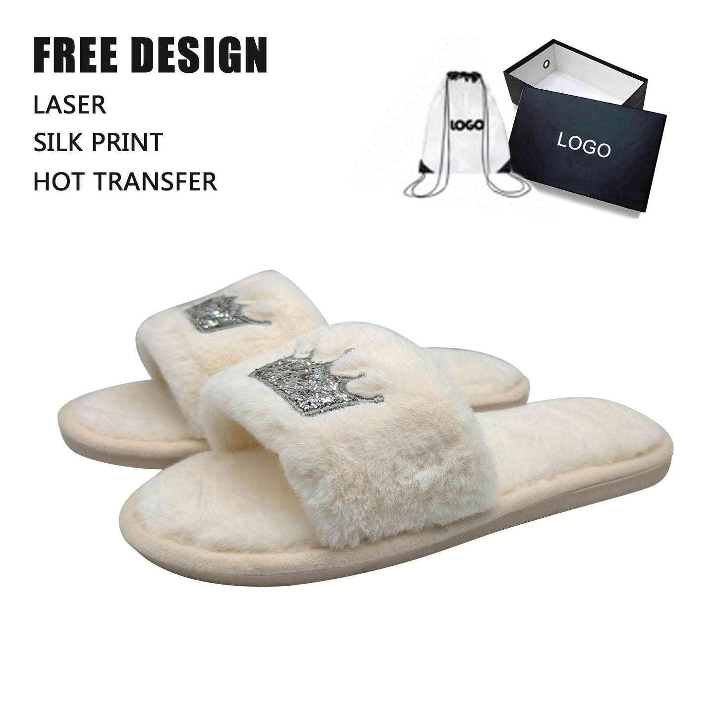 Bling Fur Slippers