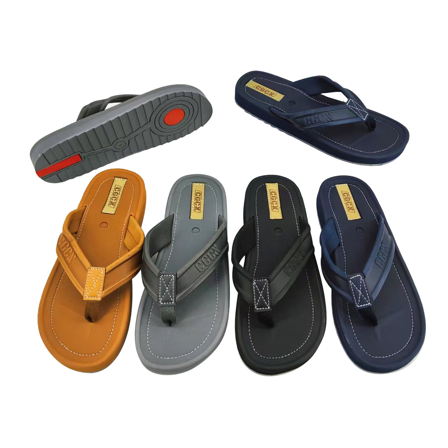 Solid Men Thong Sandals