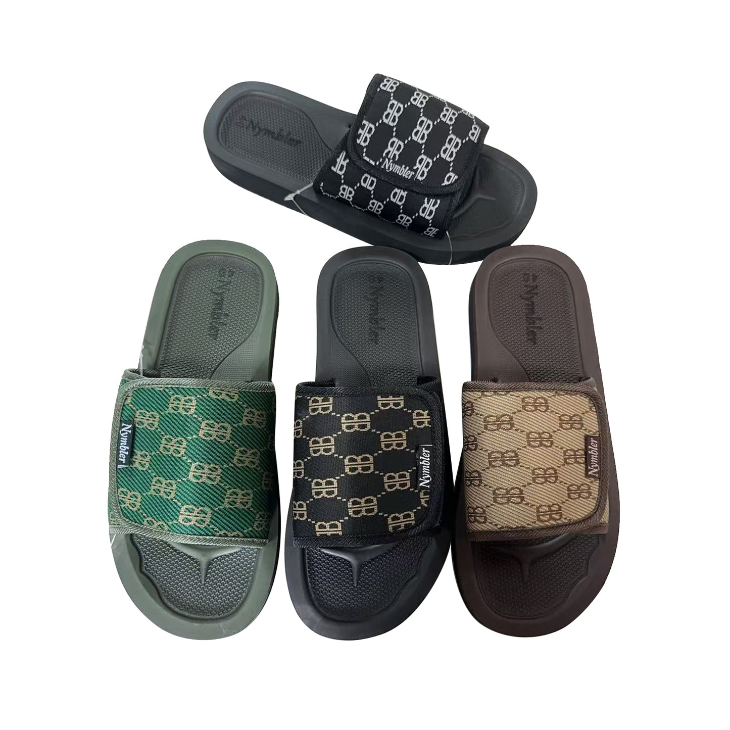 Monogram Jacquard Men Slides