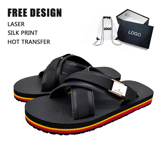 Adjustable Cross Strap Custom Slides