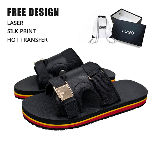 Dual Buckle Custom Layered Slides