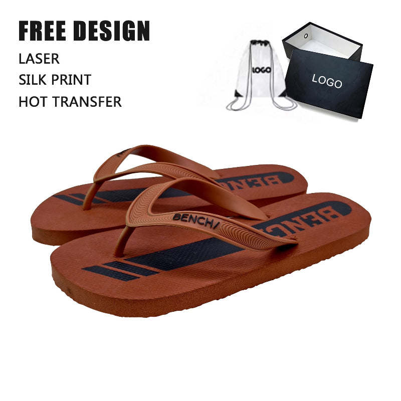 Stripe Print Custom Flip Flops