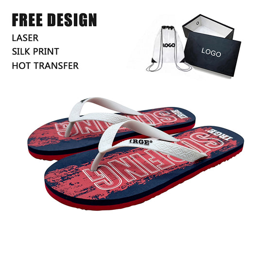 Vintage Letter Print Flip Flops Bulk