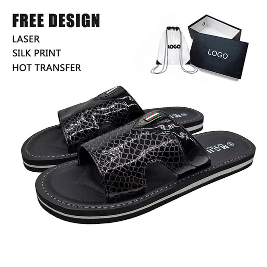 Crocodile Pattern Slide Sandals Bulk