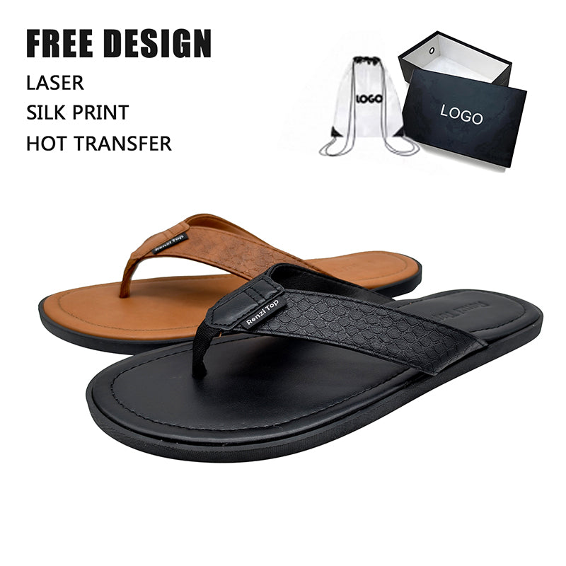 Faux Leather Flip Flops Bulk