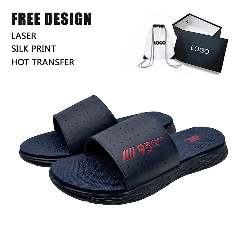 Perforated Men Sport Slides