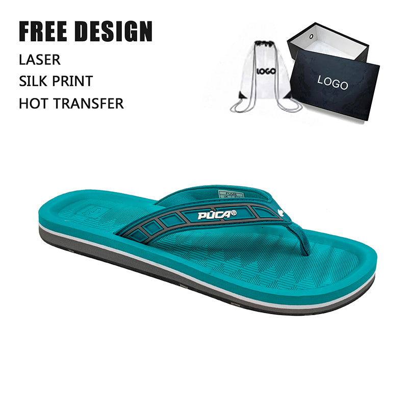 Tri-layer Contrast Edge Sport Thongs