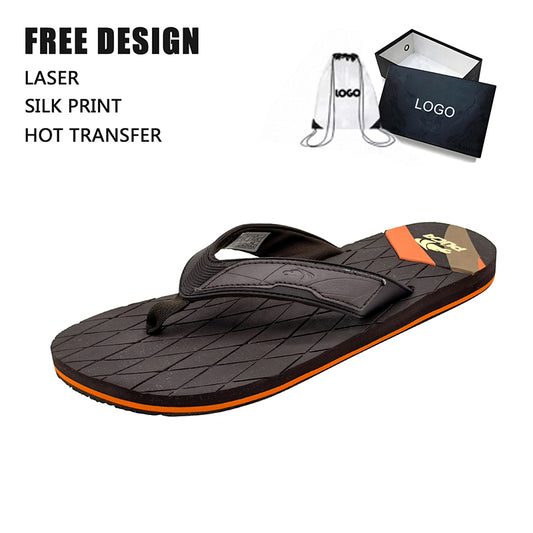 Diamond Embossed Flip Flops