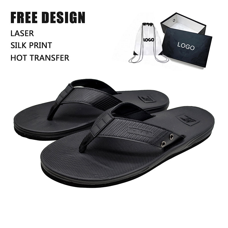 Metal Rivet Men Thong Sandals
