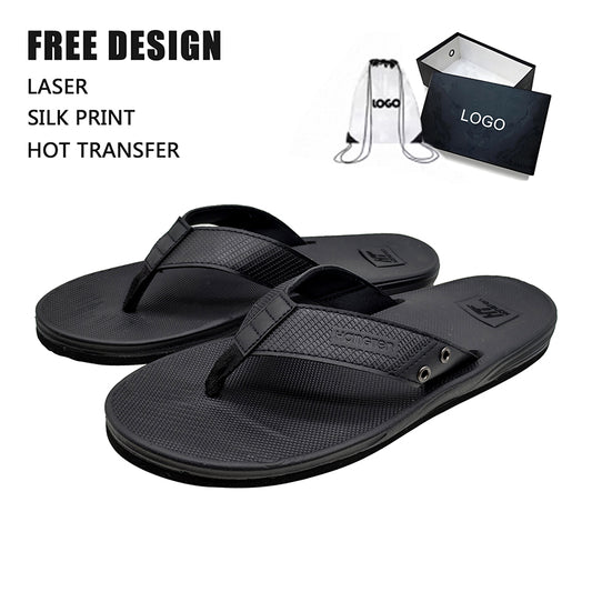 Metal Rivet Men Thong Sandals