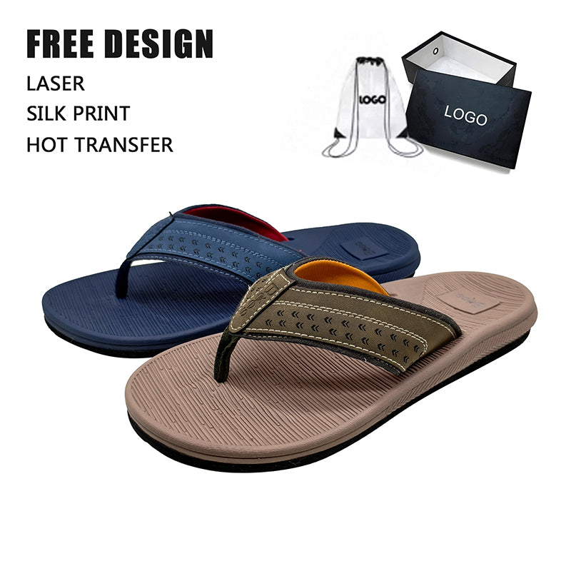 Stitch Pattern Multi-color Flip Flops