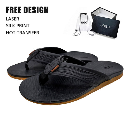 Mesh Strap Tan Edge Flip Flops