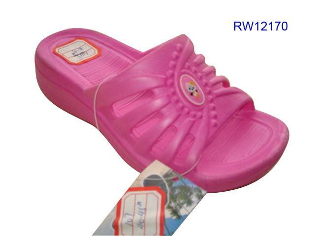 Wholesale Pink Cartoon Thick-Soled Slide Slippers