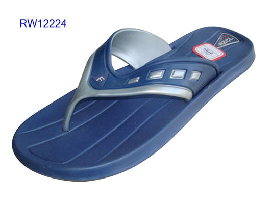 Metallic Accent Casual Thong Sandals
