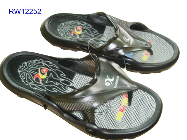 Mesh Footbed Casual Non-Slip Thong Sandals