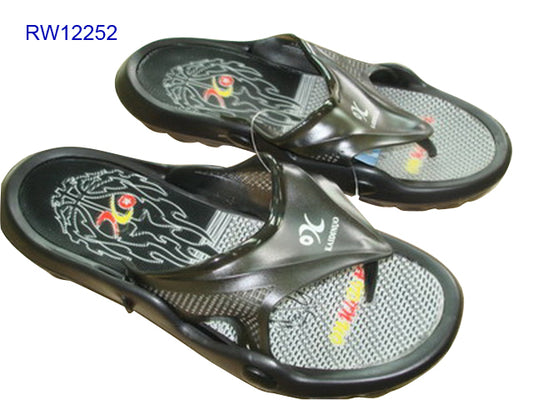 Mesh Footbed Casual Non-Slip Thong Sandals