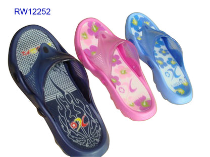 Mesh Footbed Casual Non-Slip Thong Sandals