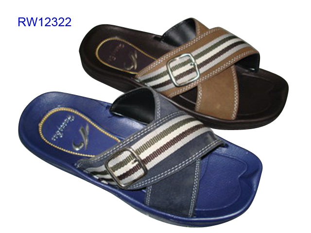 Adjustable Buckle Men's Casual Slide Sandals