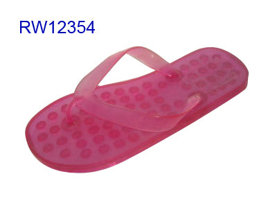 Pink Massage Jelly Flip Flops - Shower & Spa Essentials