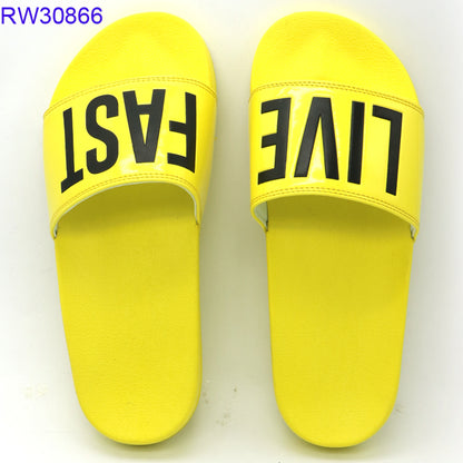 Wholesale Custom Letter Print EVA Slide Slippers