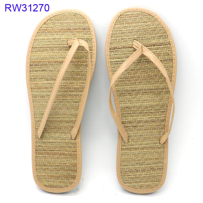 Breathable Straw Flip Flops Custom OEM Available