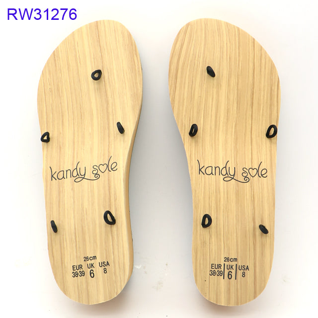 Wholesale Customizable Women Wedge Flip Flops