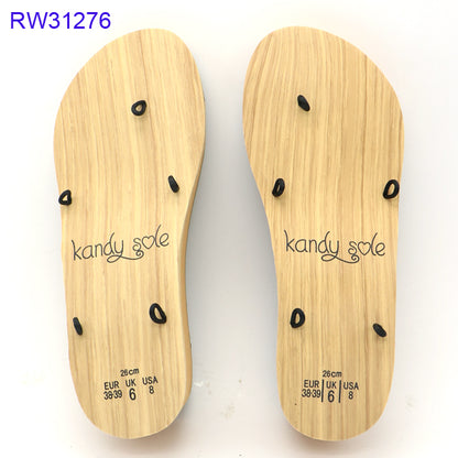 Wholesale Customizable Women Wedge Flip Flops