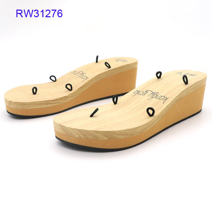 Wholesale Customizable Women Wedge Flip Flops