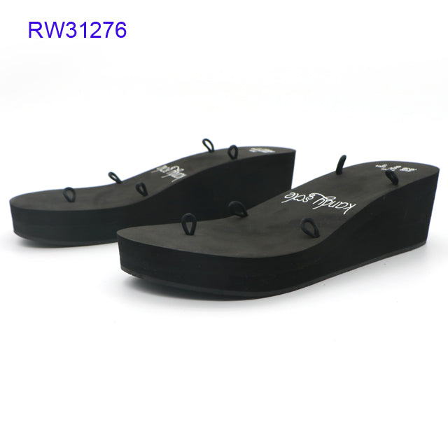 Wholesale Customizable Women Wedge Flip Flops