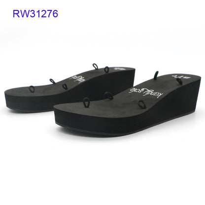 Wholesale Customizable Women Wedge Flip Flops